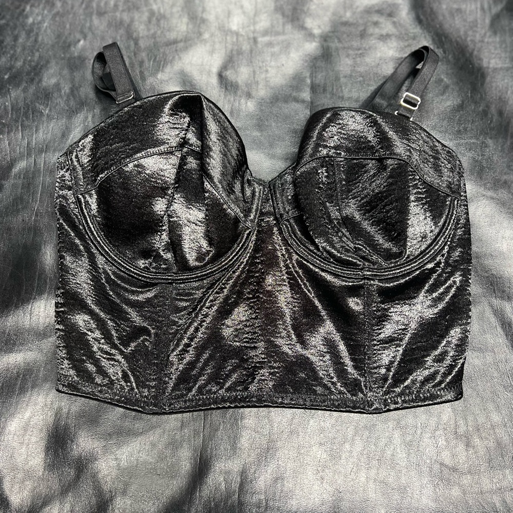 Victoria’s Secret Satin Black Bra Top